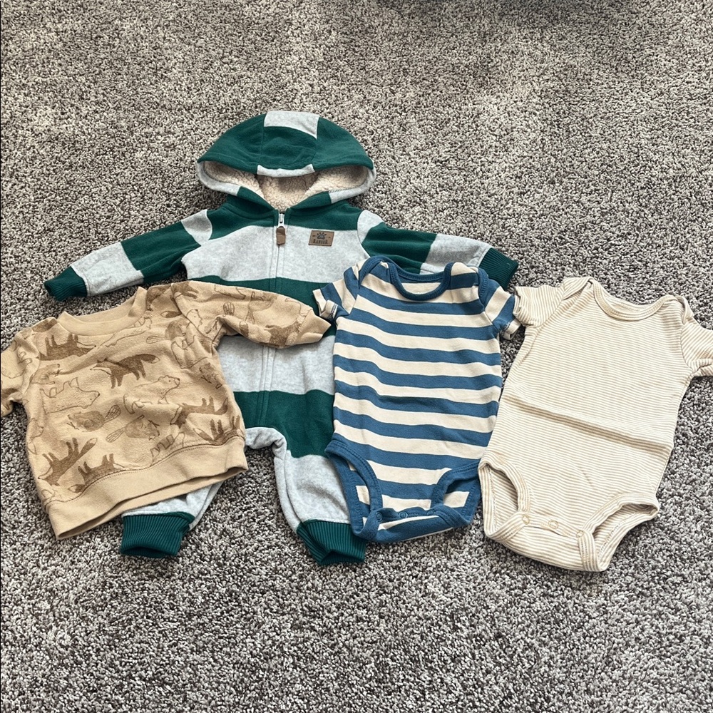 Carter's Baby Boy Bundle Size 3 Months